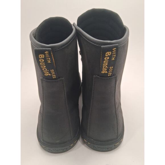 Dr. Marten Sheridan 8 Eye Combat Boot Black Matte Women's Size 11 - Picture 8 of 12